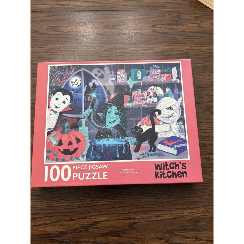 The Witches Kitchen 100 Piece Jigsaw Puzzle Halloween Uncounted Kids